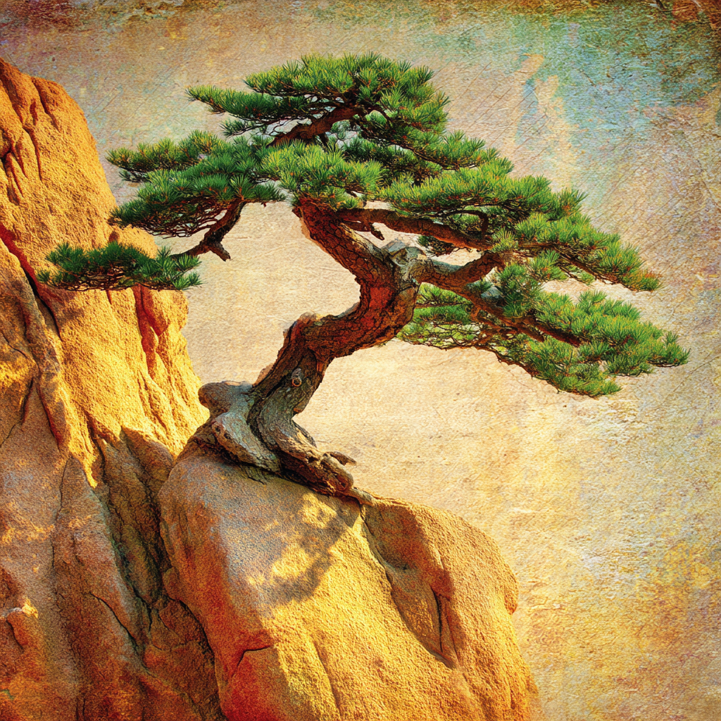 Bonsai Baum Auf Felsformation | UNESCO Weltkulturerbe | Laender und Reisen