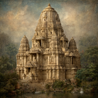 Traditioneller Hindu Tempel Umgeben Von Üppigem Grün Und Wasser | UNESCO Weltkulturerbe | Laender und Reisen