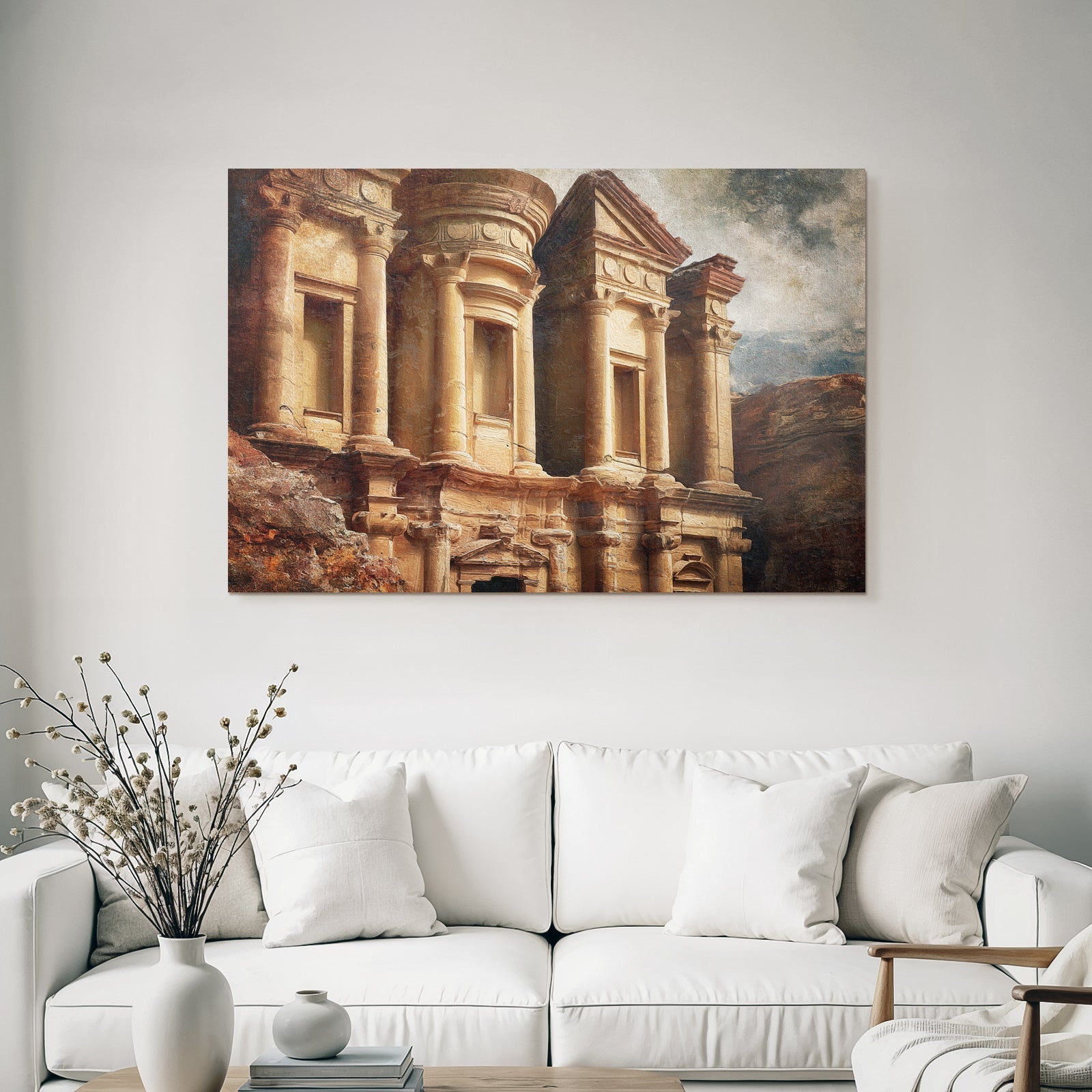 Antike Felsarchitektur In Petra