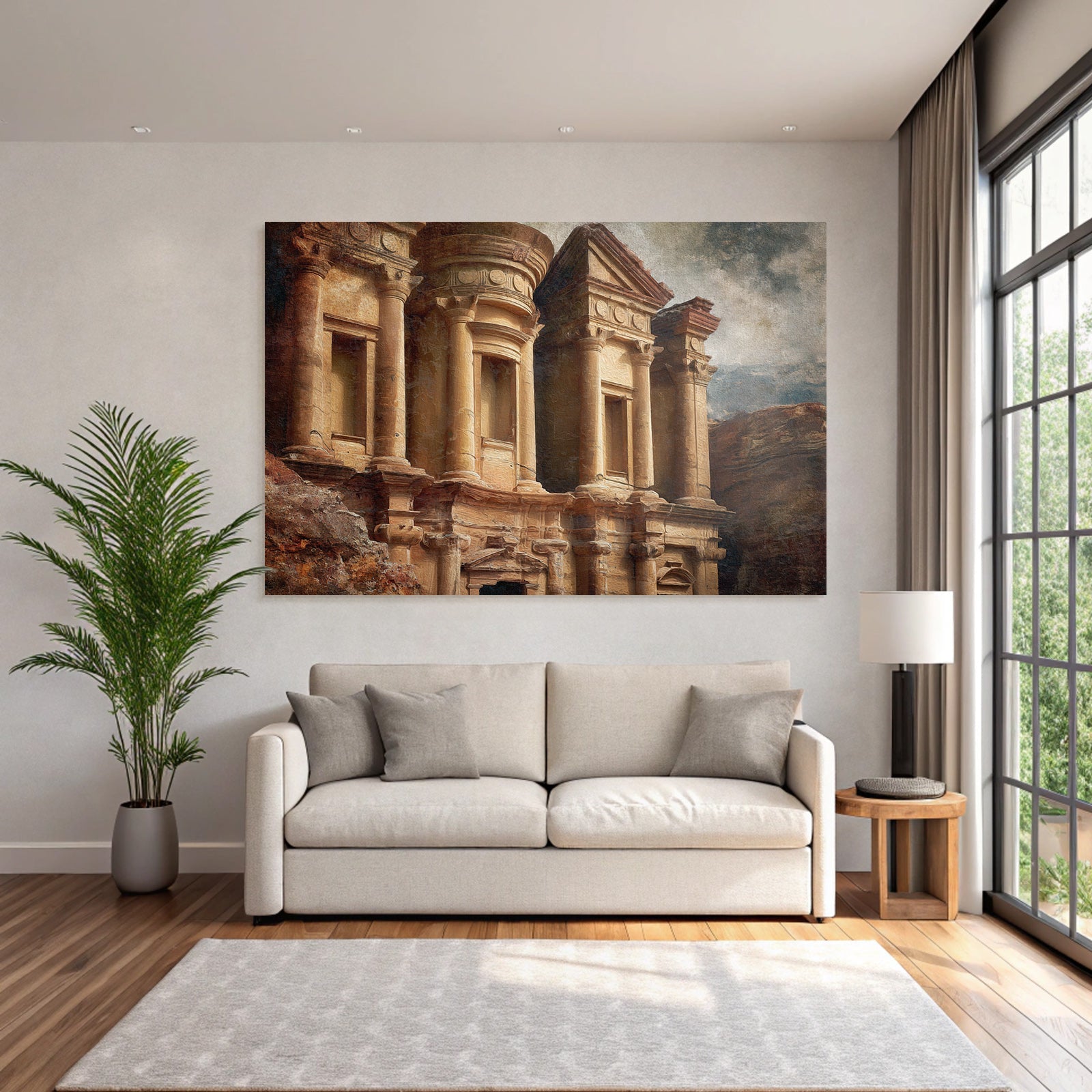 Antike Felsarchitektur In Petra