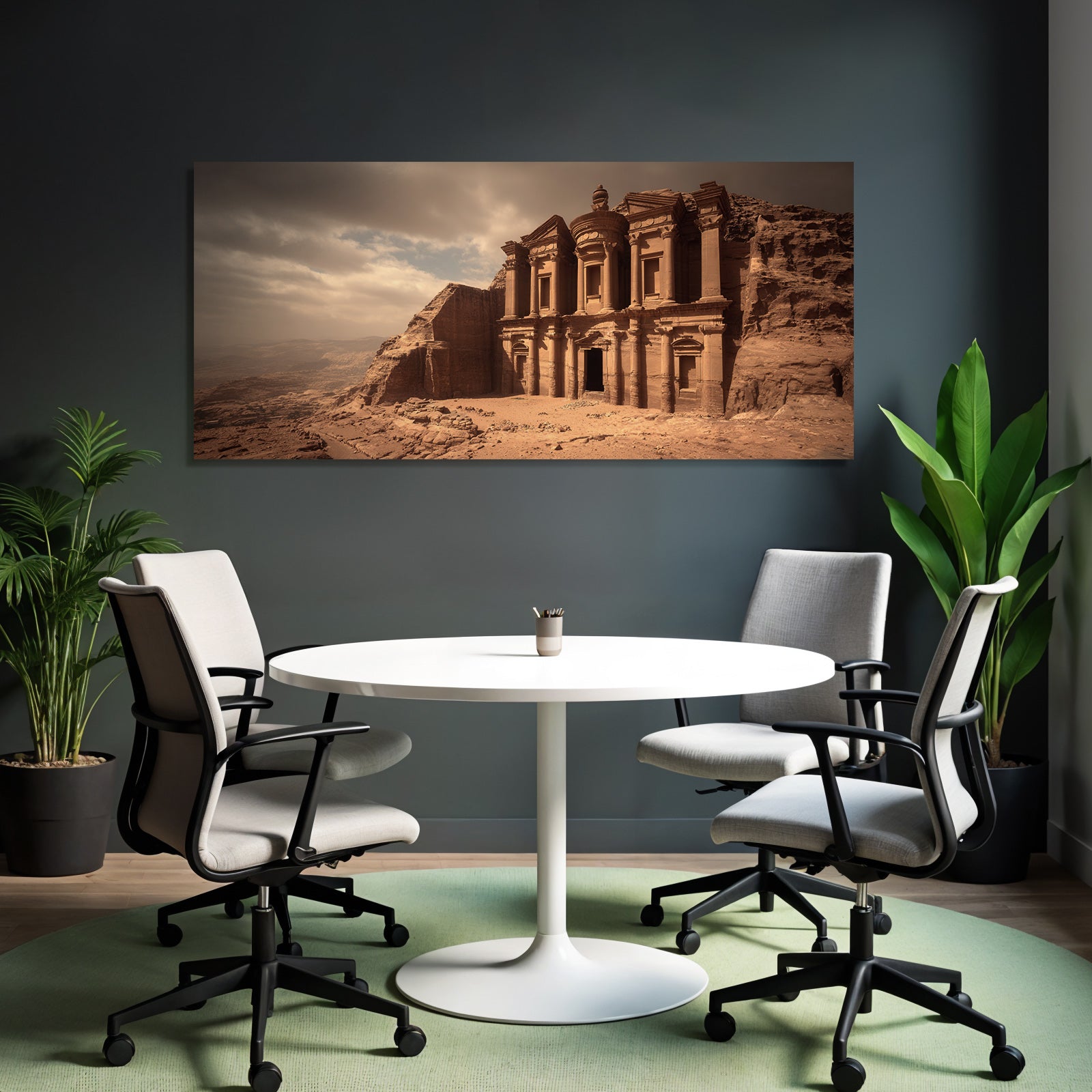 Felsentempel Al Deir In Petra