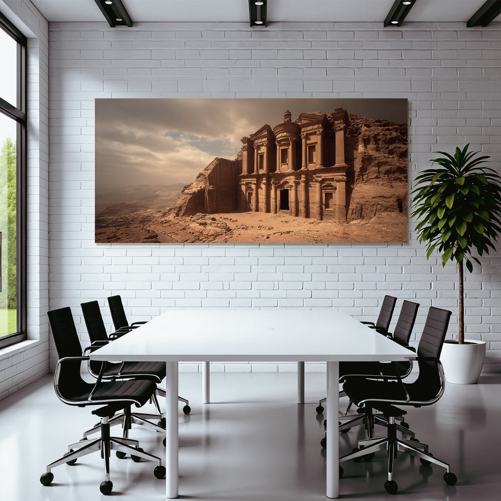 Felsentempel Al Deir In Petra