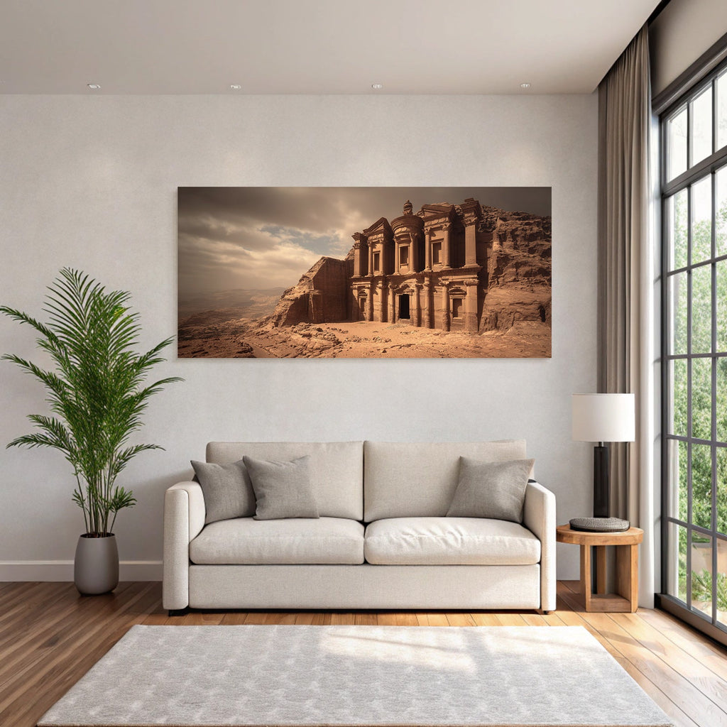 Felsentempel Al Deir In Petra