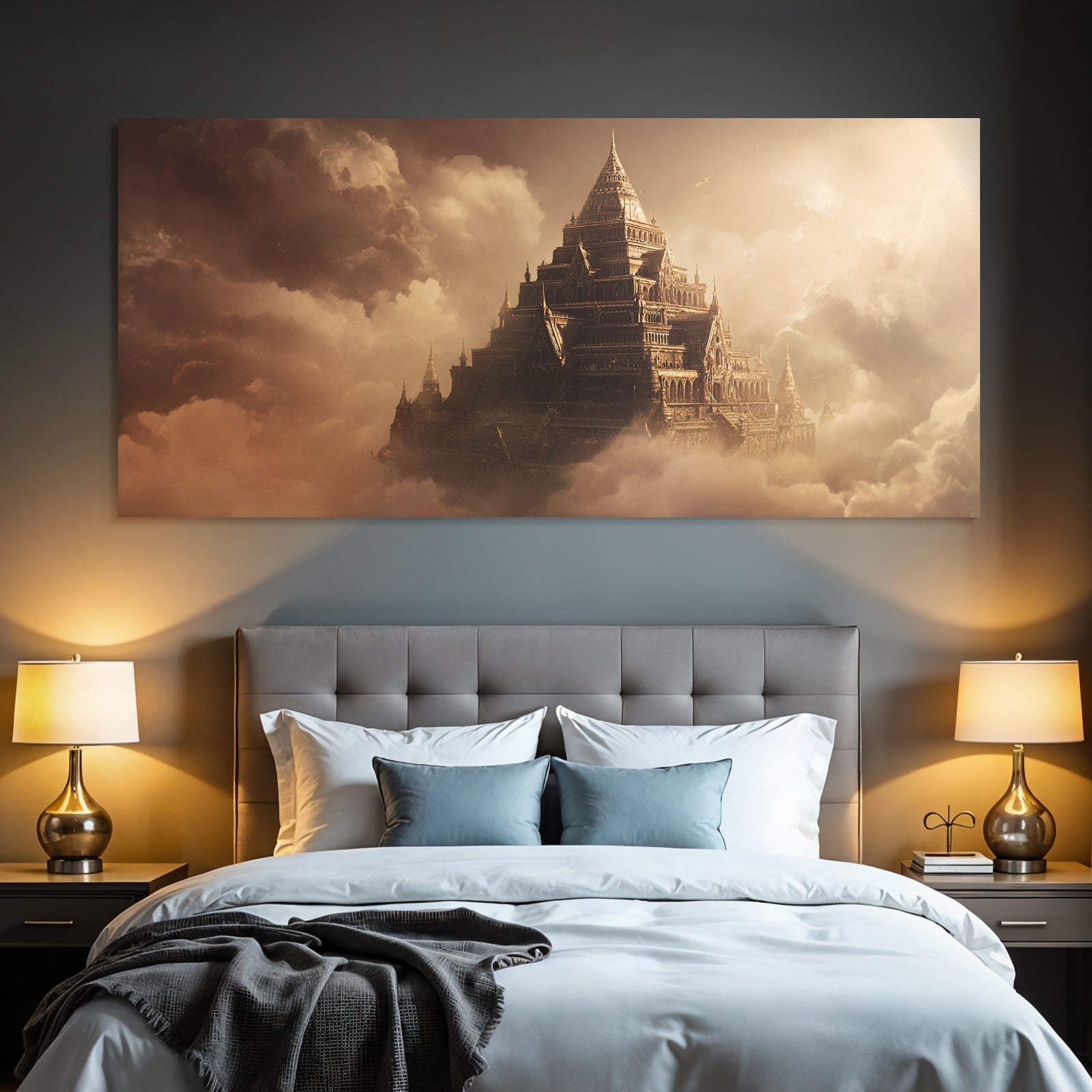 Himmlischer Tempel Uber Den Wolken