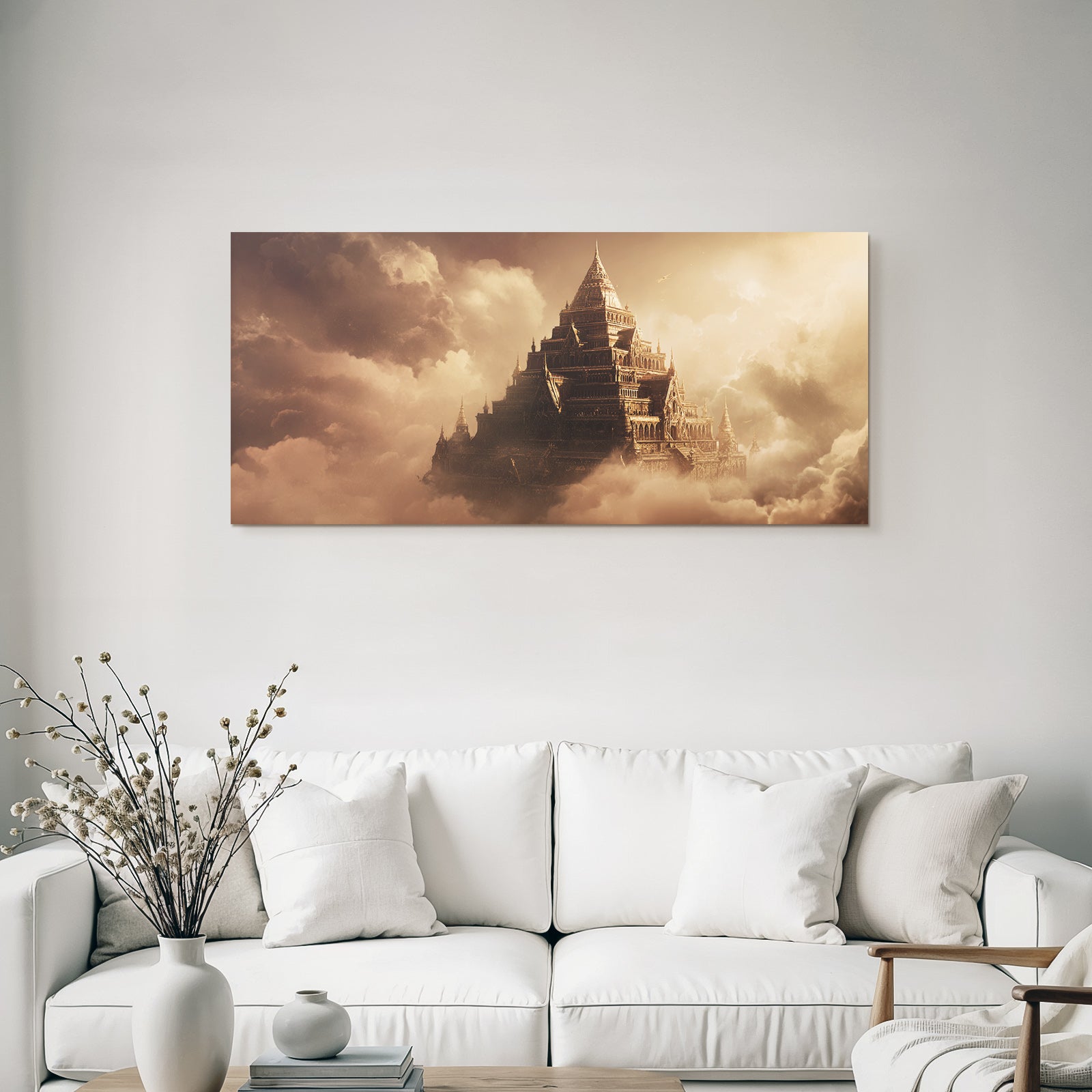 Himmlischer Tempel Uber Den Wolken