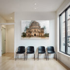 Historisches Kuppelgrabmal Mit Aquarelleffekt