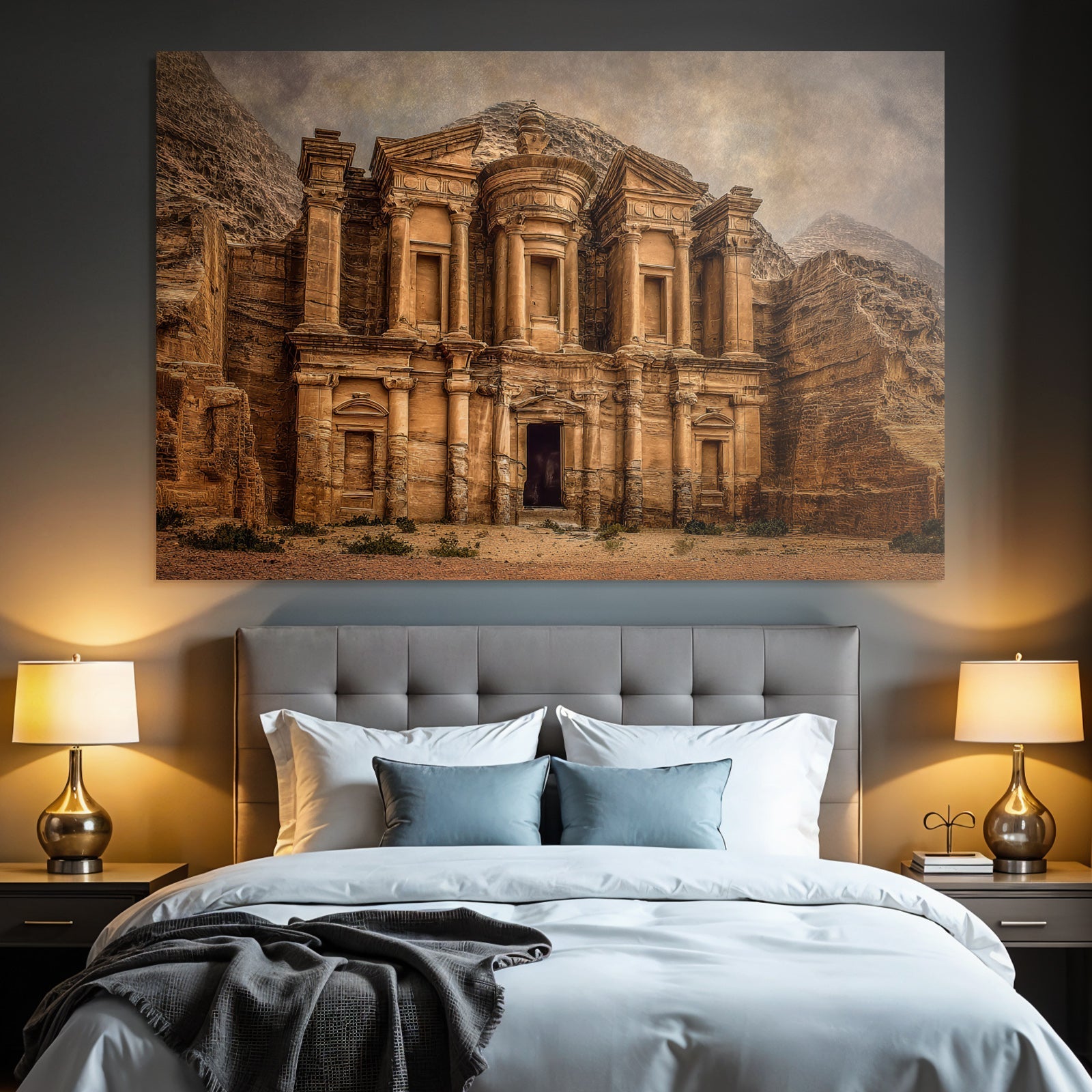 Kloster Al Deir In Petra Jordanien