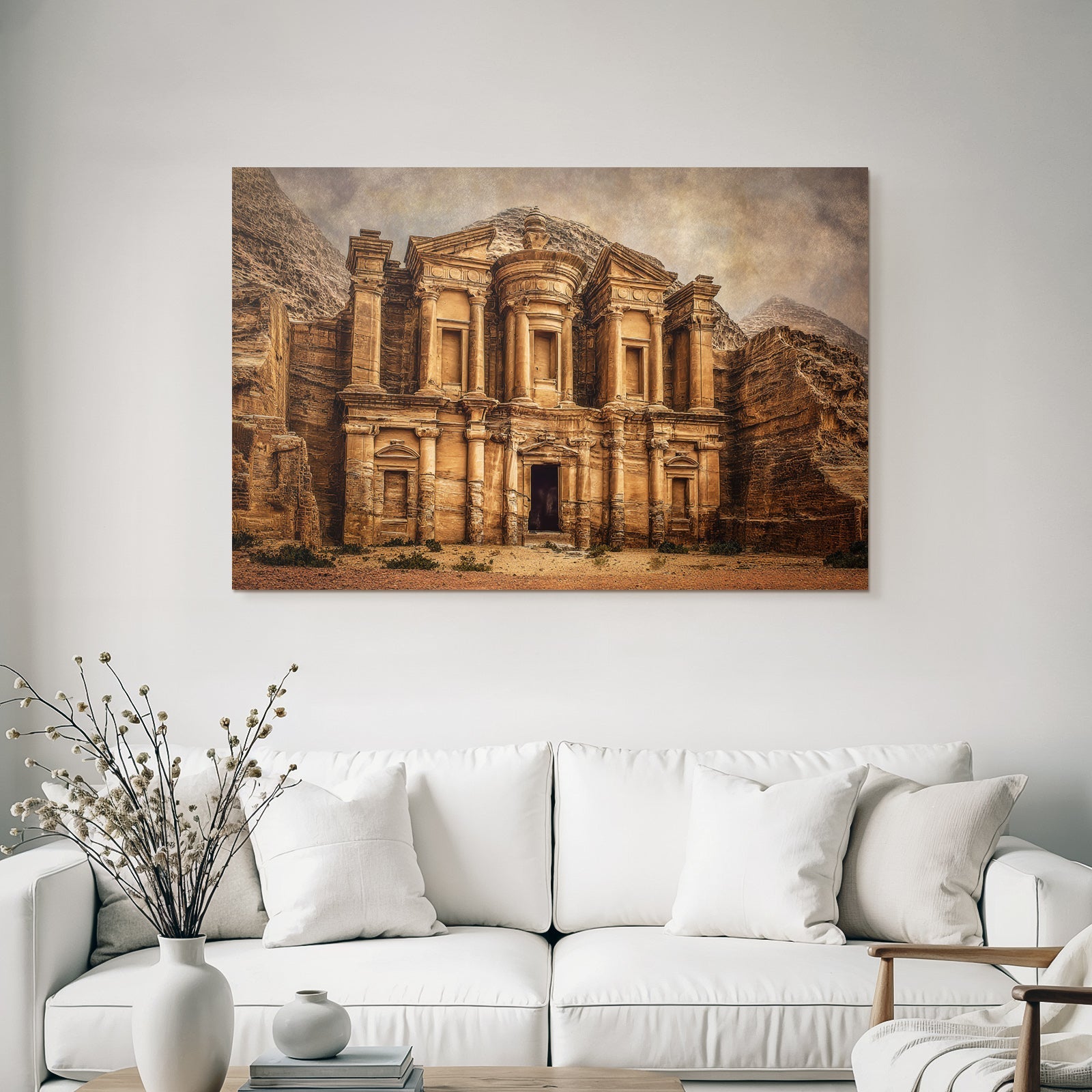 Kloster Al Deir In Petra Jordanien