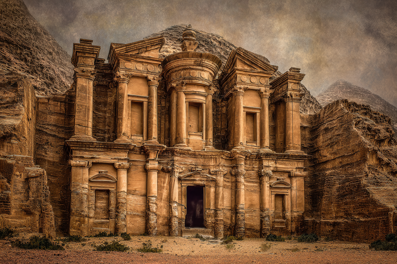 Kloster Al Deir In Petra Jordanien | UNESCO Weltkulturerbe | Laender und Reisen