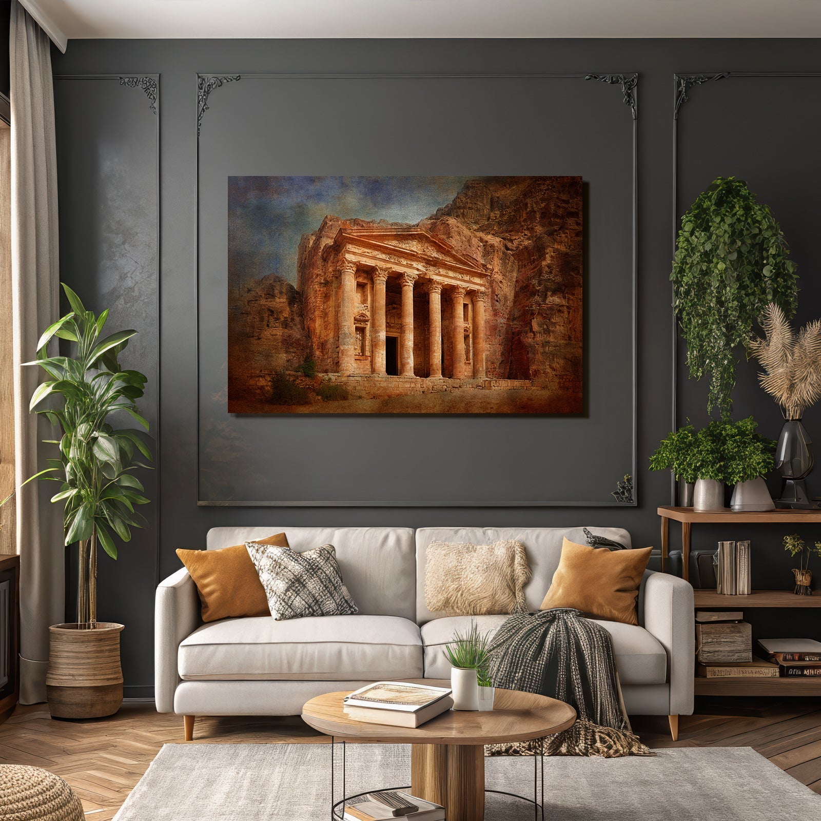 Petra Schatzkammer In Jordanien