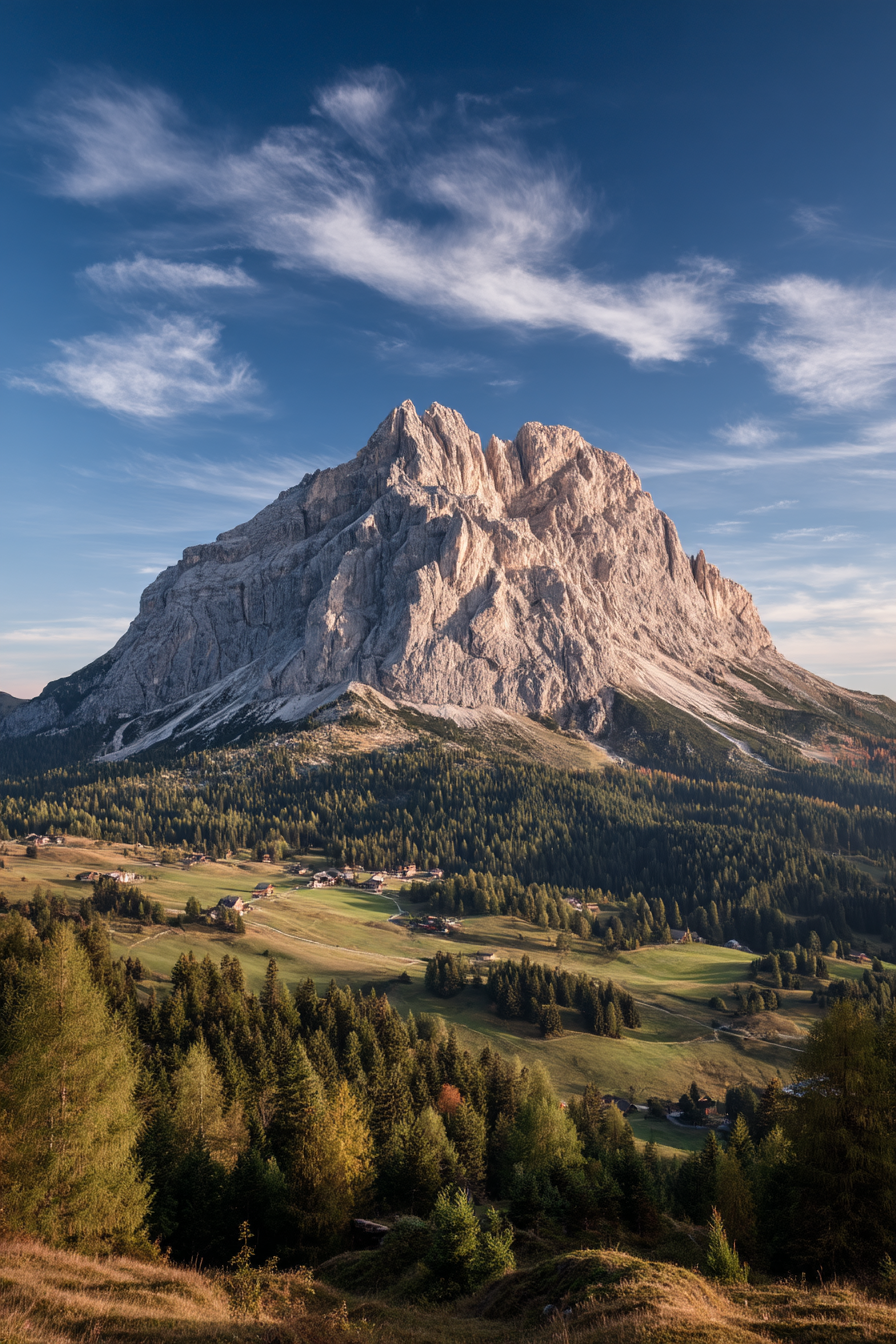 Berge Und Panoramen Atemberaubende Berglandschaft Mit Grünen Tälern Und Wolken | Berge und Panoramen | Landschaften