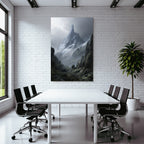 Berge Und Panoramen Dramatische Berglandschaft Mystisch Und Furcht Einflossend