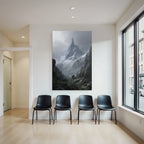 Berge Und Panoramen Dramatische Berglandschaft Mystisch Und Furcht Einflossend