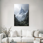Berge Und Panoramen Dramatische Berglandschaft Mystisch Und Furcht Einflossend