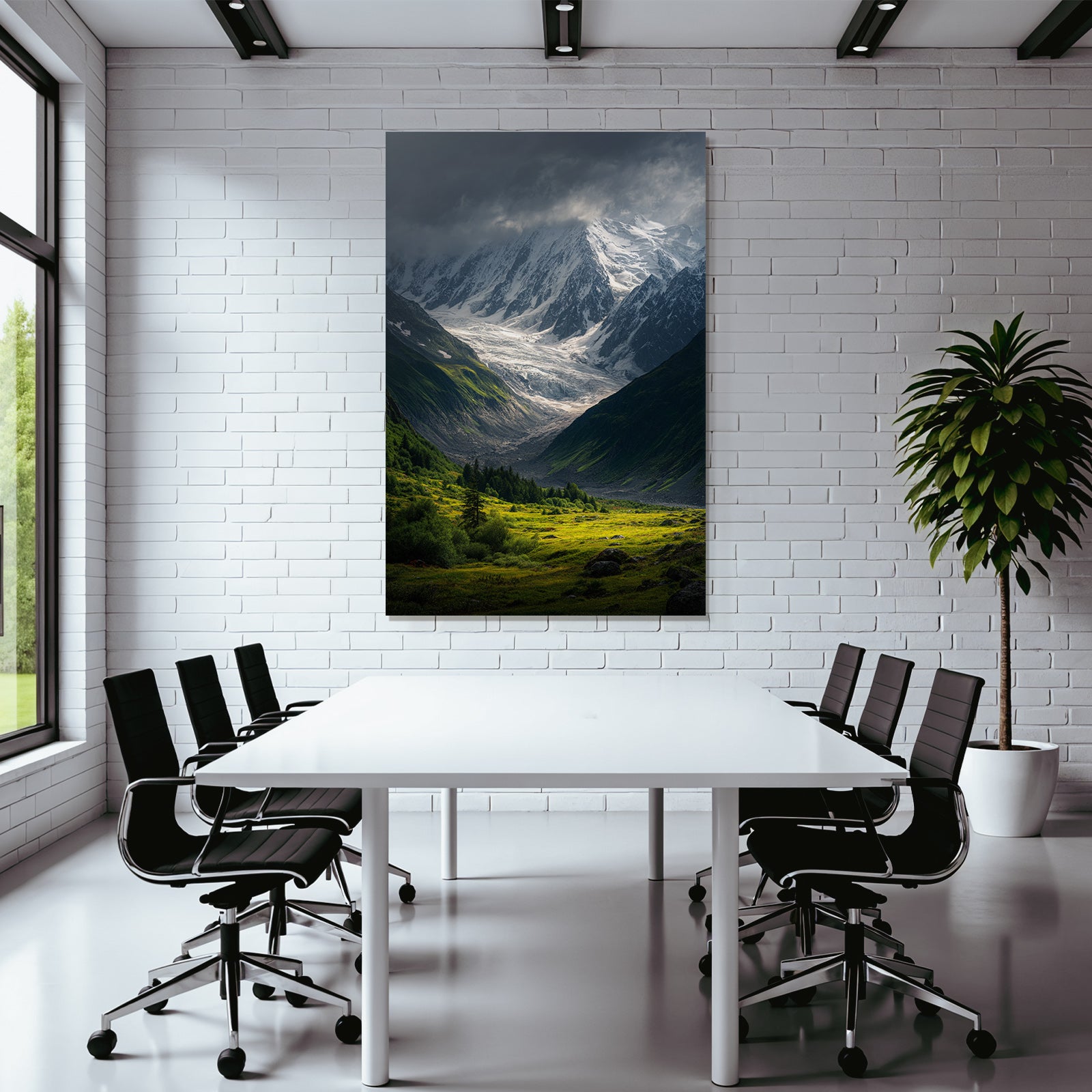 Berge Und Panoramen Dramatische Landlandschaft Mit Bewaldeten Tälern Und Schneebedeckten Bergen