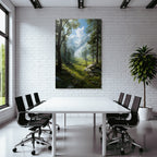 Berge Und Panoramen Lush Valley Mountains Misty Atmosphere Nature Exploration