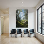 Berge Und Panoramen Lush Valley Mountains Misty Atmosphere Nature Exploration