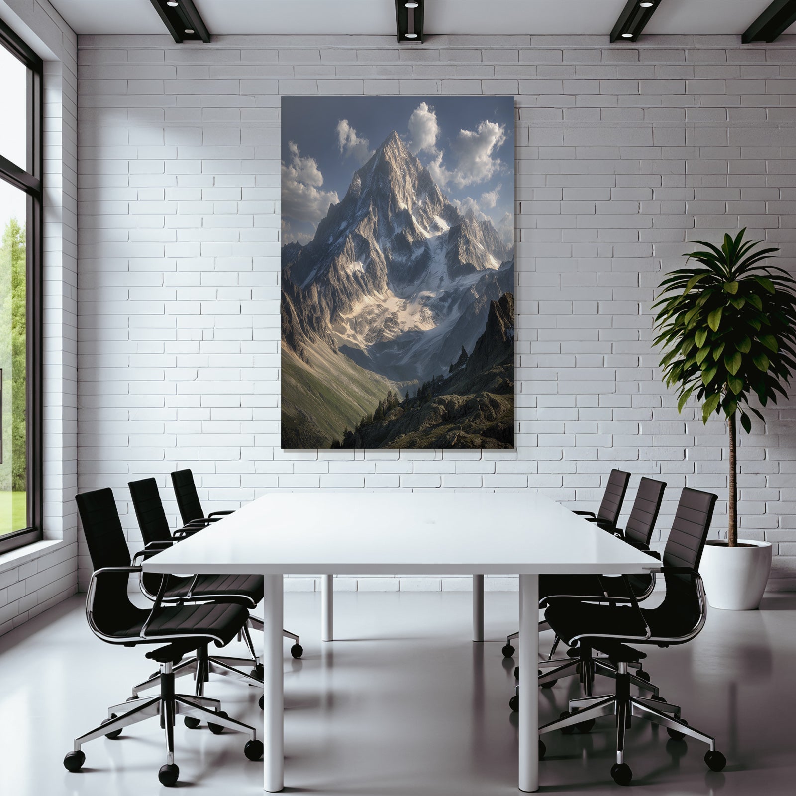 Berge Und Panoramen Majestätische Berglandschaft Mit Grünen Tälern Und Dramatischem Himmel