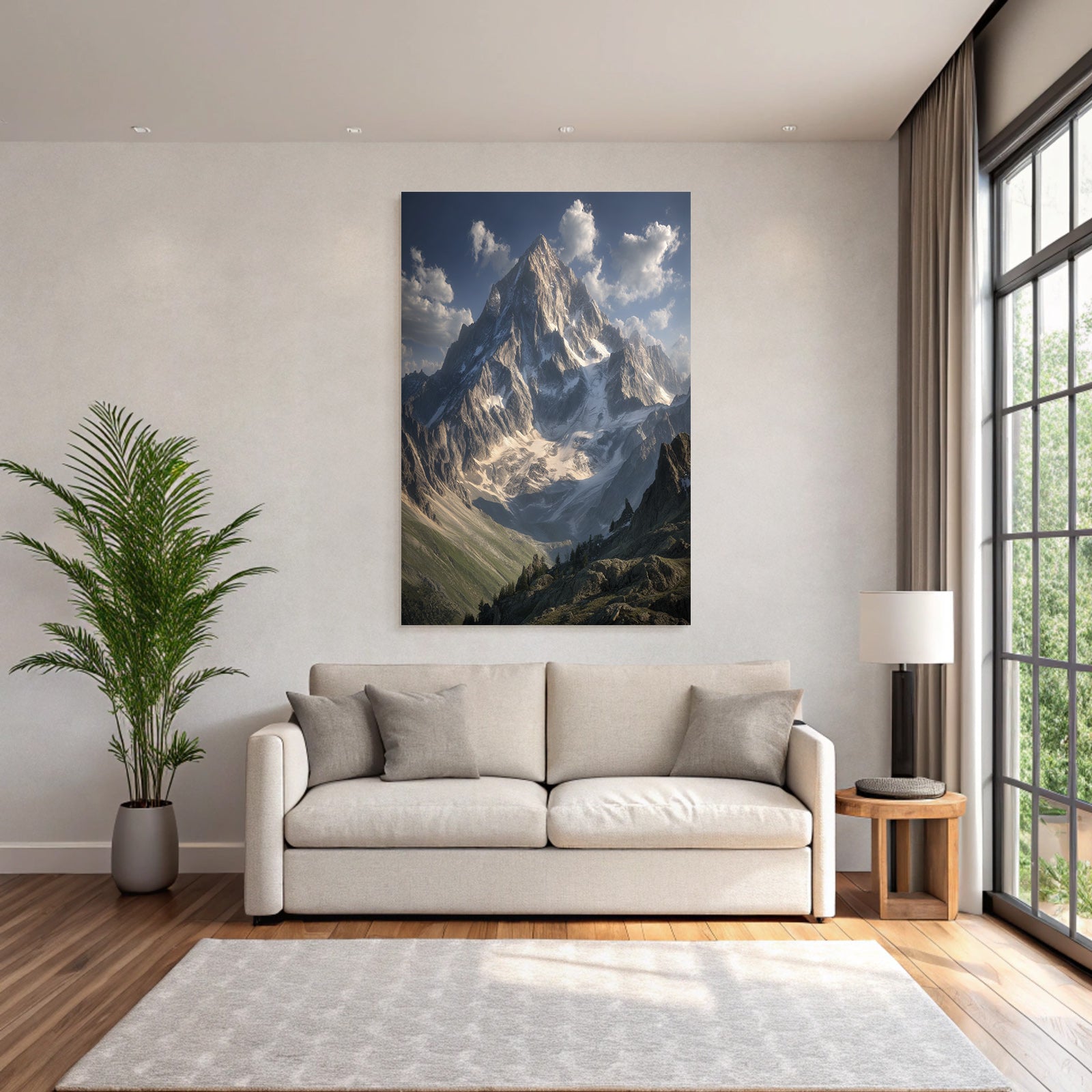 Berge Und Panoramen Majestätische Berglandschaft Mit Grünen Tälern Und Dramatischem Himmel