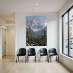 Berge Und Panoramen Traumhafte Berglandschaft Mit Fluss Und Schloss
