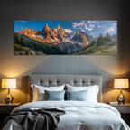 Berge Und Panoramen Breathtaking Landscape Rugged Mountains Sunrise Sunset Greenery Cabin