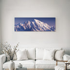 Berge Und Panoramen Majestätische Berglandschaft Mit Schneebedeckten Gipfeln Beim Dawn Dusk