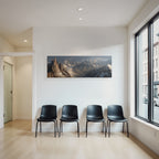 Berge Und Panoramen Rugged Mountains Scenery Mit Glazialen Bildung Und Schnee