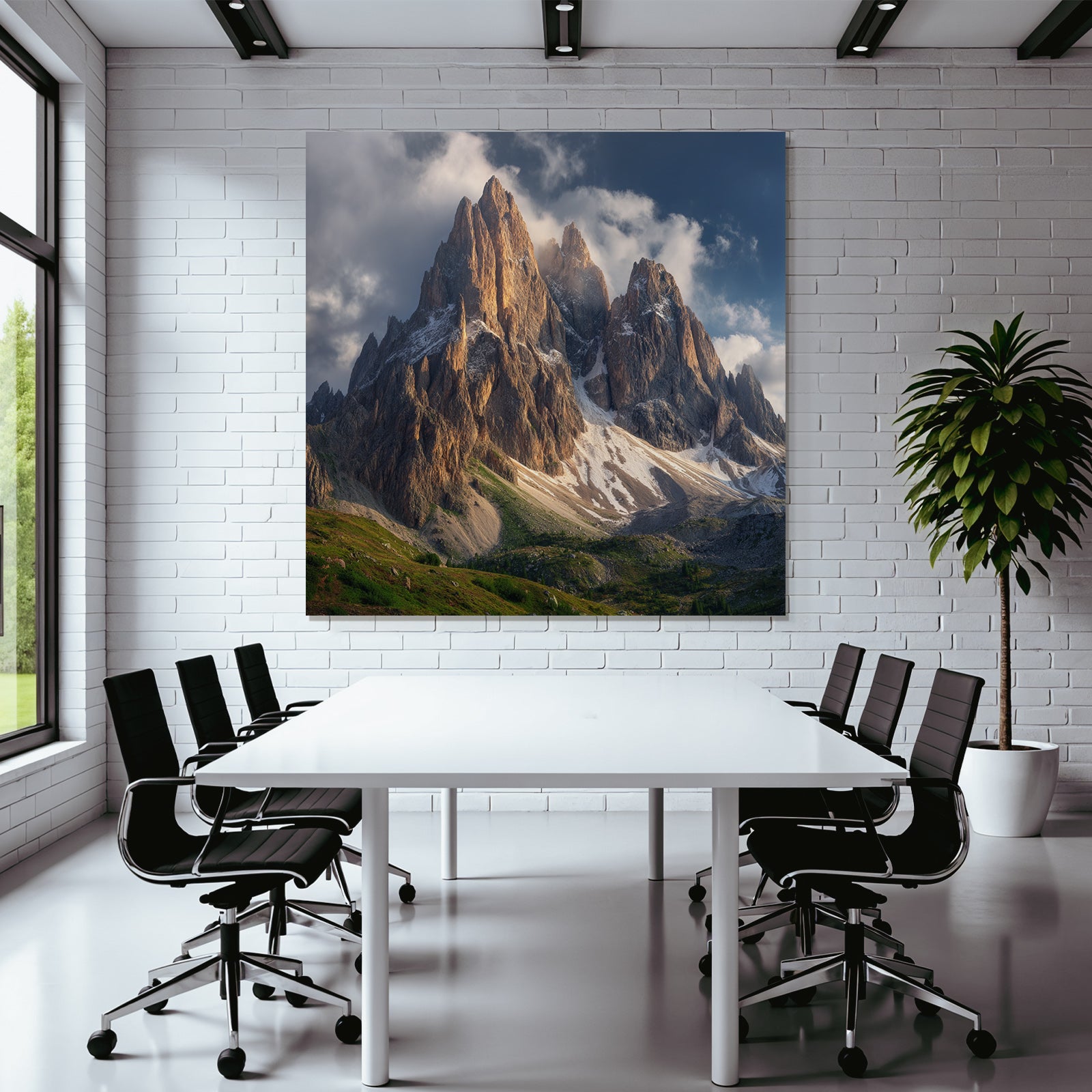 Berge Und Panoramen Dramatische Berglanschaft Dolomiten Italien