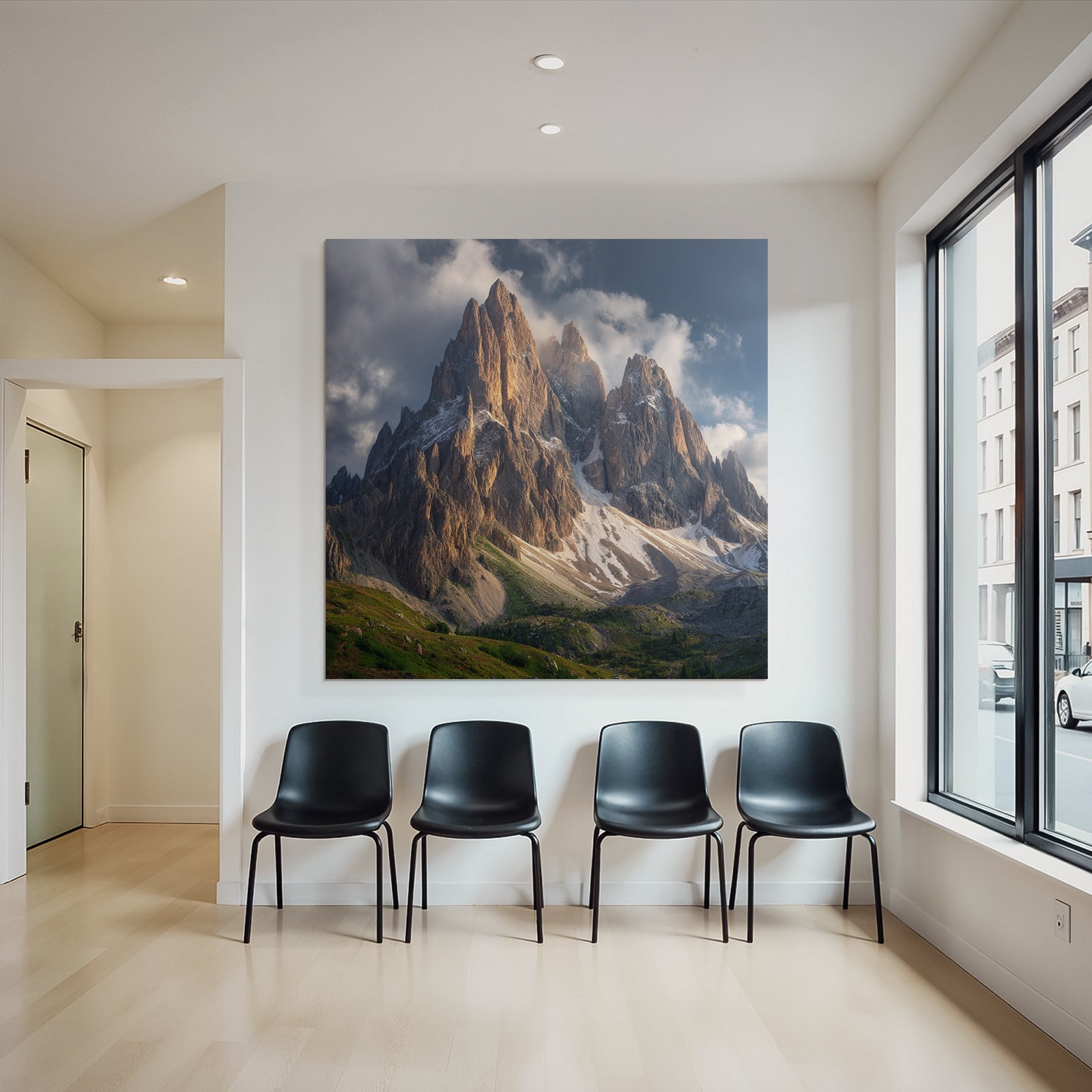 Berge Und Panoramen Dramatische Berglanschaft Dolomiten Italien