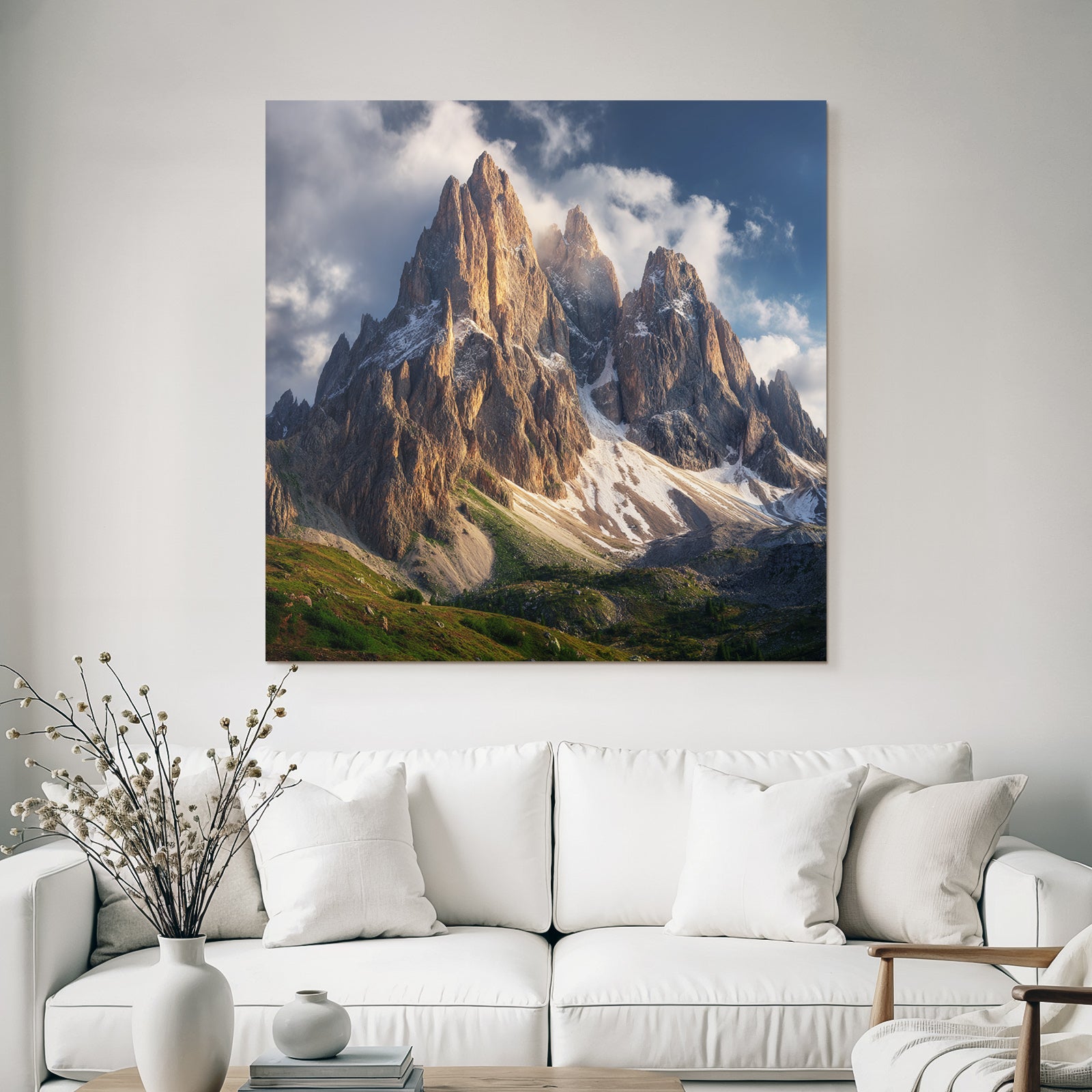 Berge Und Panoramen Dramatische Berglanschaft Dolomiten Italien