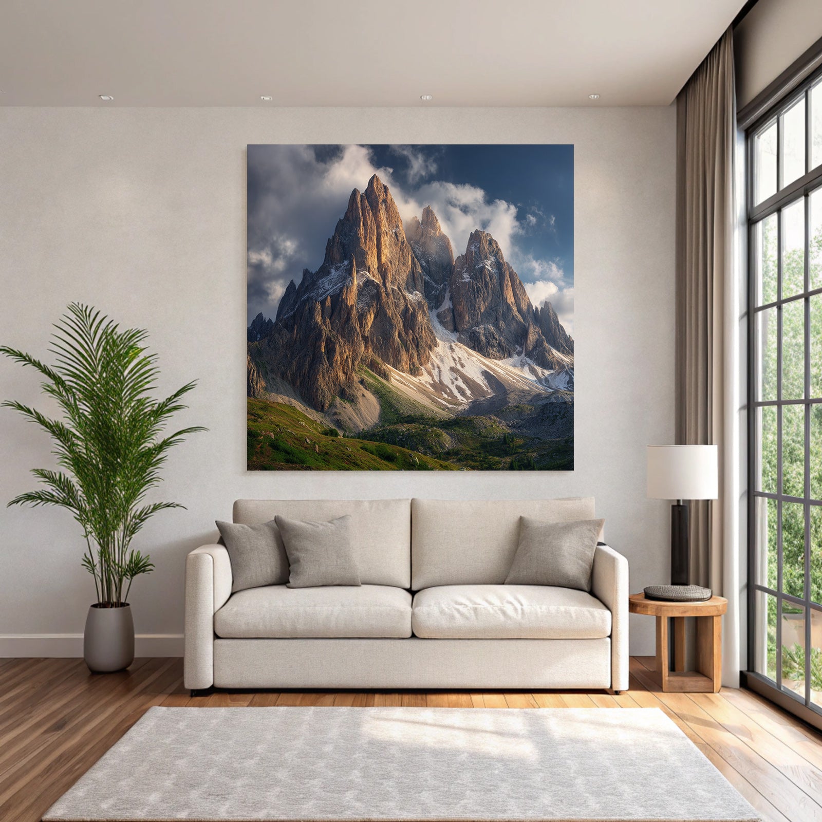 Berge Und Panoramen Dramatische Berglanschaft Dolomiten Italien