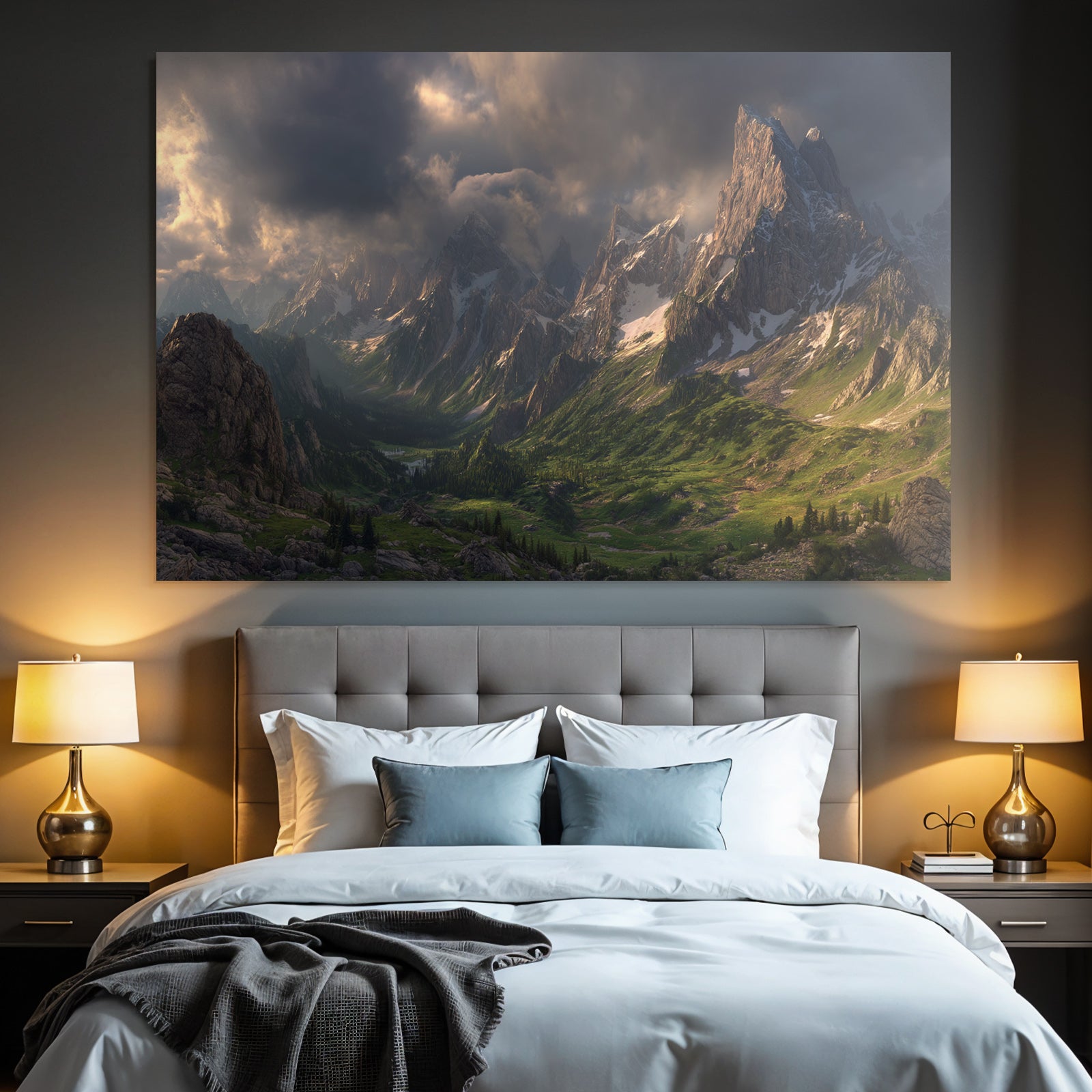 Berge Und Panoramen Atemberaubende Mountainlandschaft Grandeur Natur Wildnis
