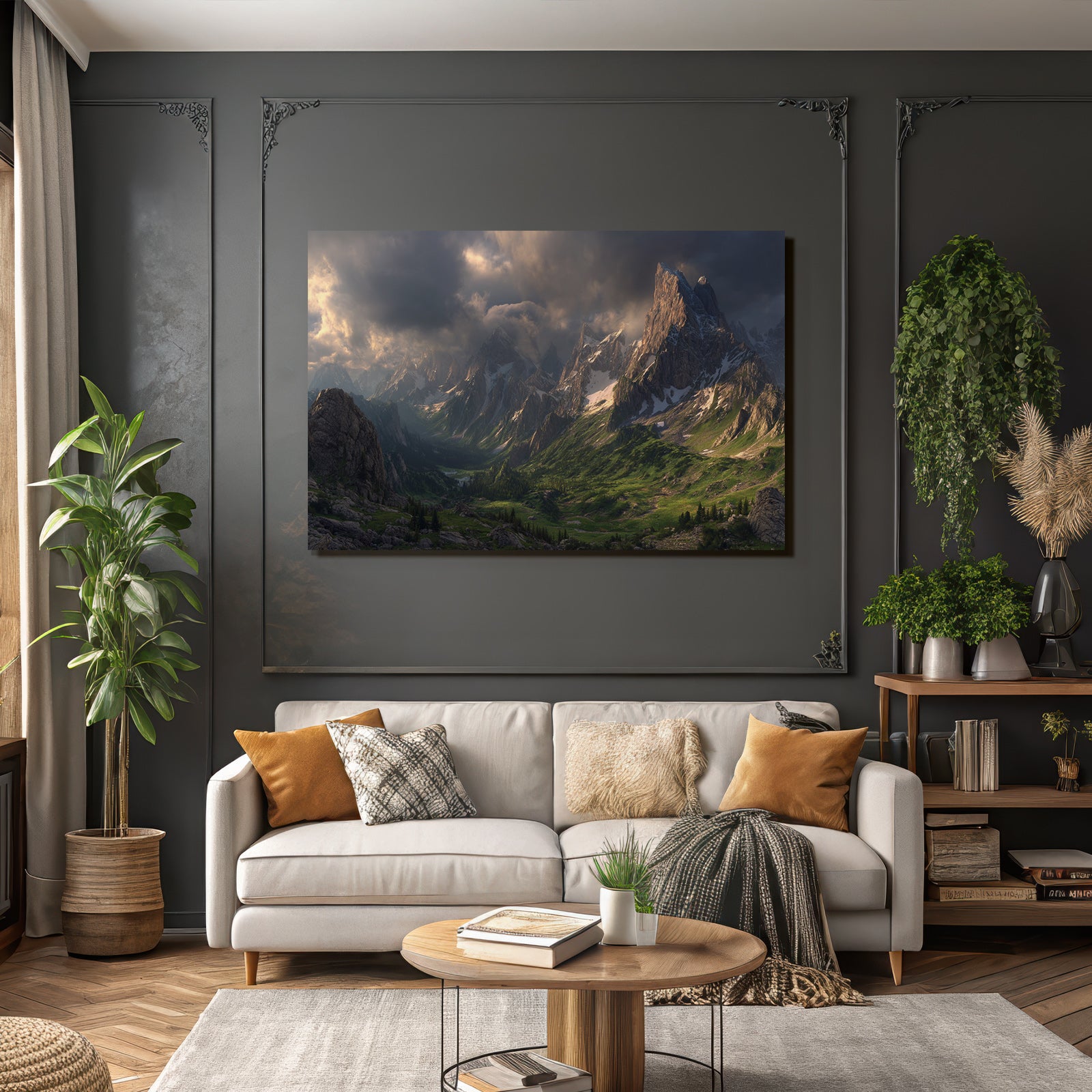 Berge Und Panoramen Atemberaubende Mountainlandschaft Grandeur Natur Wildnis