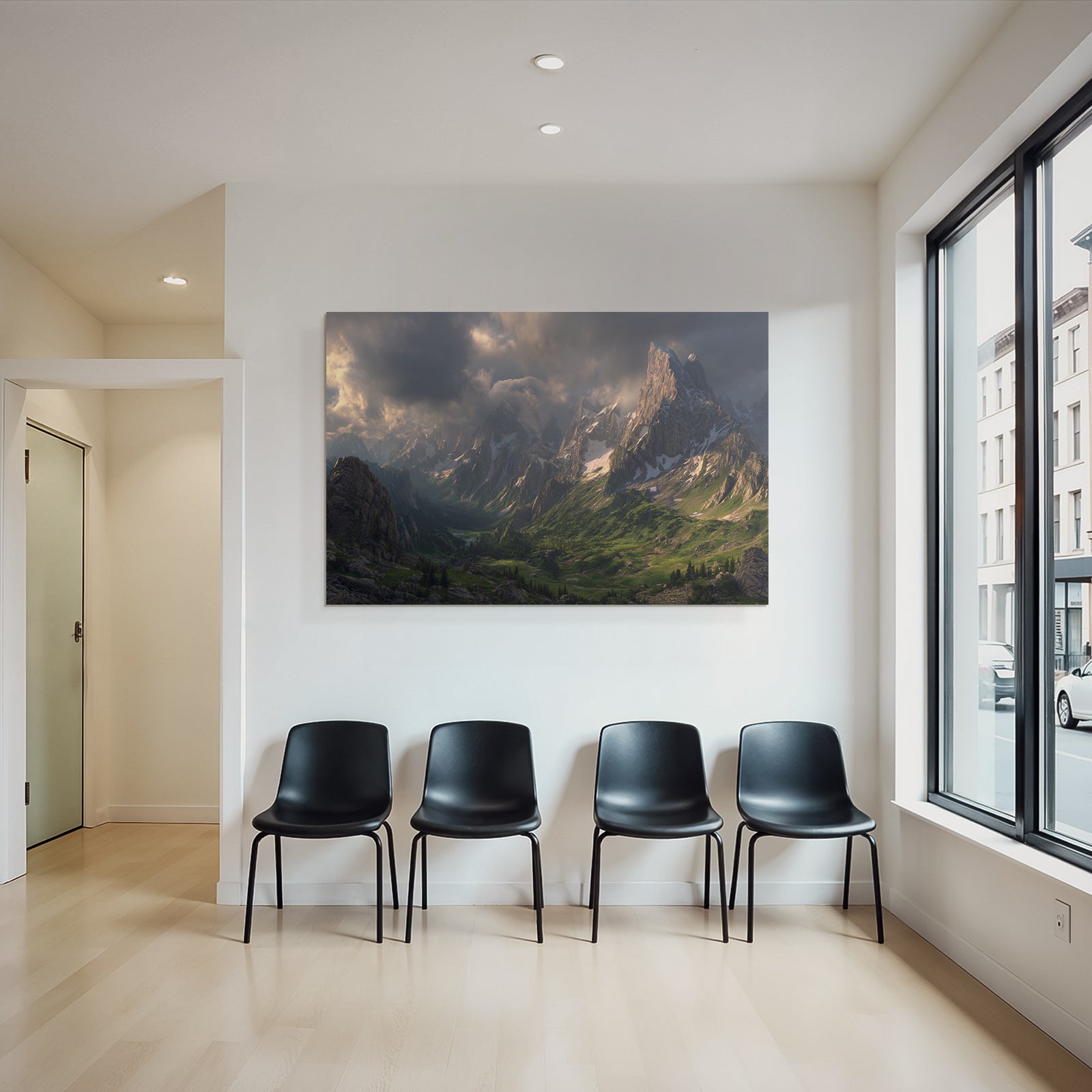 Berge Und Panoramen Atemberaubende Mountainlandschaft Grandeur Natur Wildnis