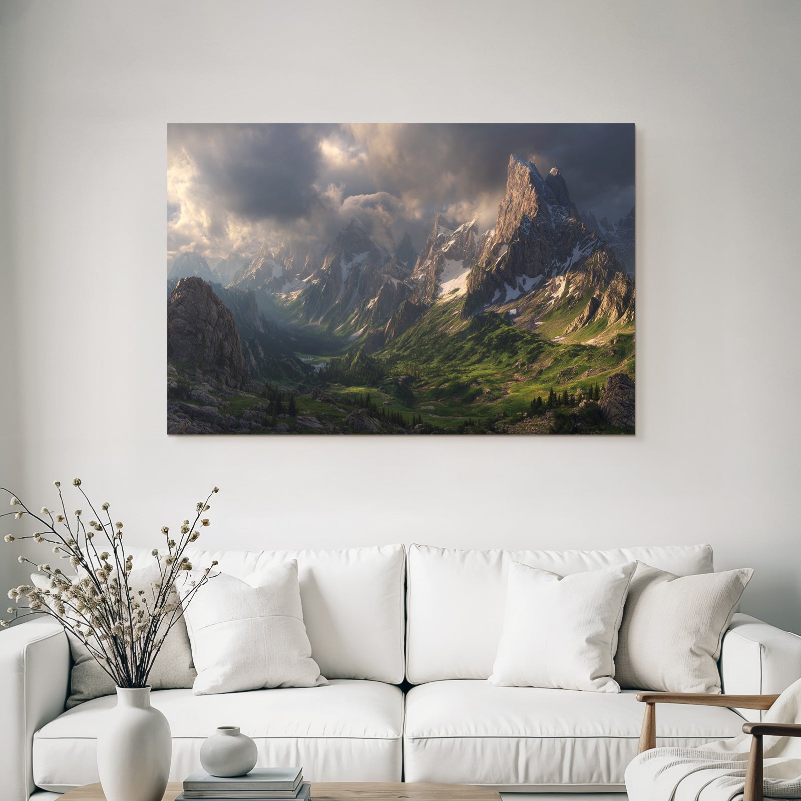 Berge Und Panoramen Atemberaubende Mountainlandschaft Grandeur Natur Wildnis