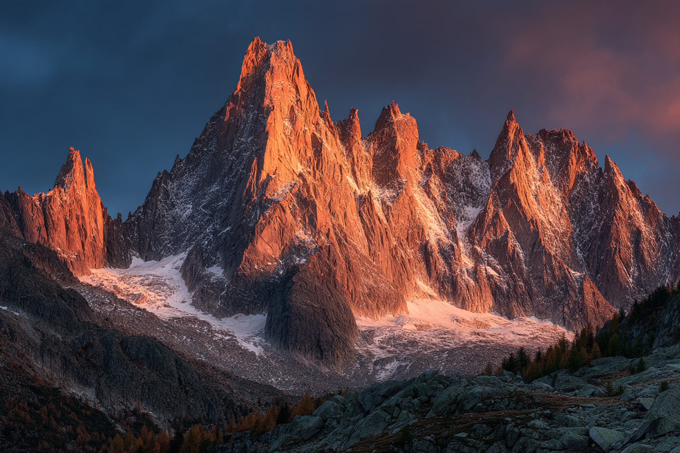 Berge Und Panoramen Gebirgszug Bei Sonnenaufgang Mit Schneebedeckten Spitzen | Berge und Panoramen | Landschaften