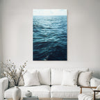 Ocean Waves Sunny Atmosphere Mit Schimmerndem Wasser