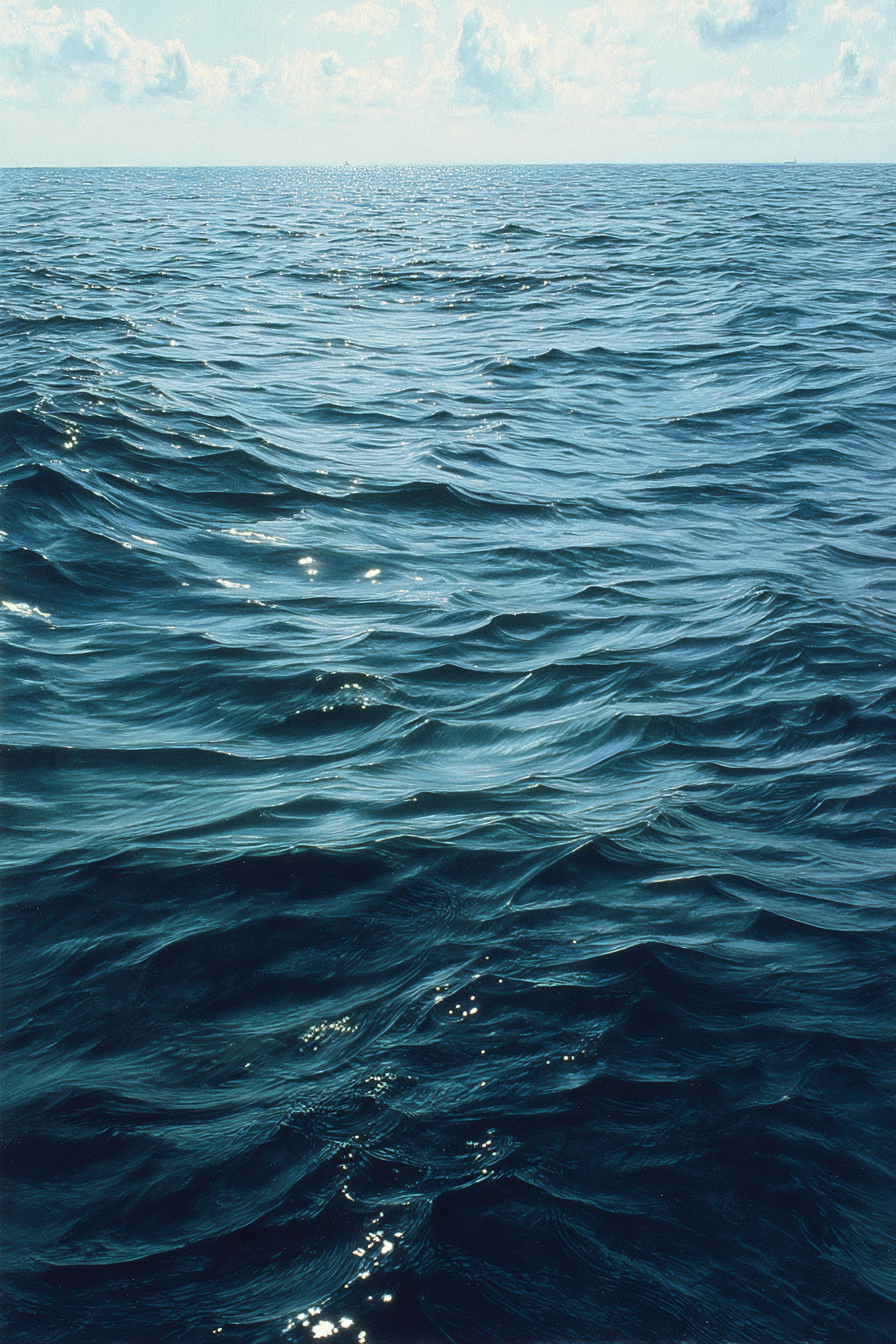 Ocean Waves Sunny Atmosphere Mit Schimmerndem Wasser | Seen und Unterwasserwelten | Landschaften