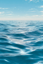 Ruhiges Meer Unter Klarblaüm Himmel | Seen und Unterwasserwelten | Landschaften