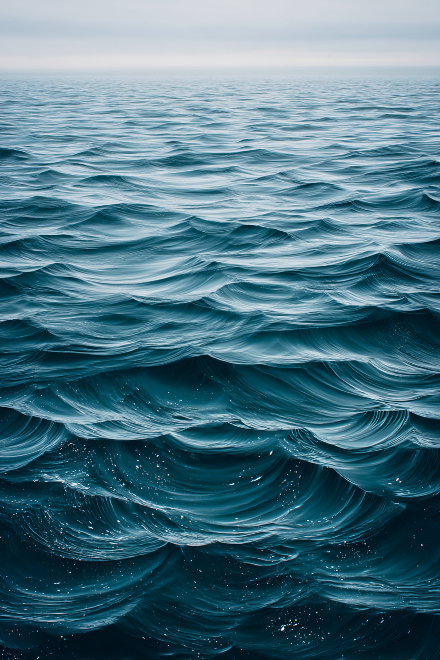 Tranquille Ozean Wellen Ruhe Und Lichtreflexionen | Seen und Unterwasserwelten | Landschaften