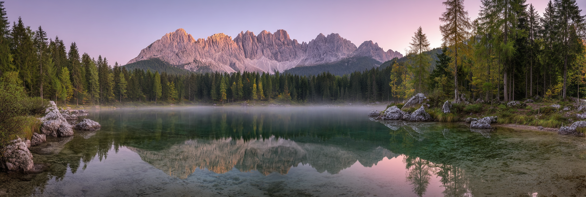 Ruhige Natur Landschaft See Baum Mountain Sonnenaufgang Sonnenuntergang | Seen und Unterwasserwelten | Landschaften