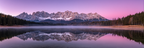 Stimmungsvolles Landschaftsbild Mit Reflektion Im See Und Gebirgen Dawn Dusk | Seen und Unterwasserwelten | Landschaften