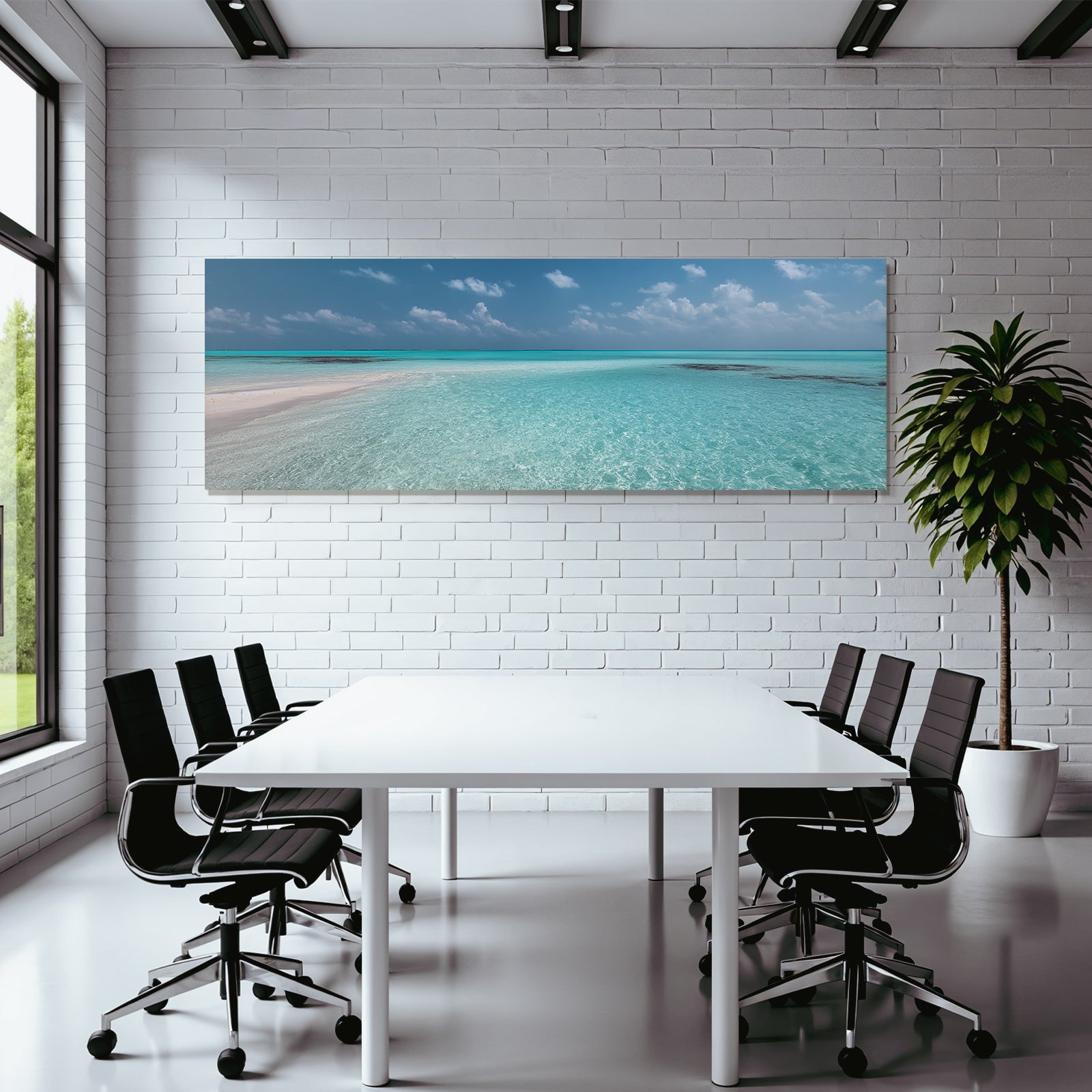 Traumstrand Mit Klaren Wasser Und Blaün Himmel