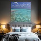 Tropischer Strand Seascape Blaür Himmel Klares Wasser