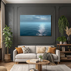 Ruhige Meerlandschaft Haze Reflektion