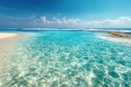 Ruhiger Strand Mit Kristallklarem Wasser Trropisch Szenario | Seen und Unterwasserwelten | Landschaften