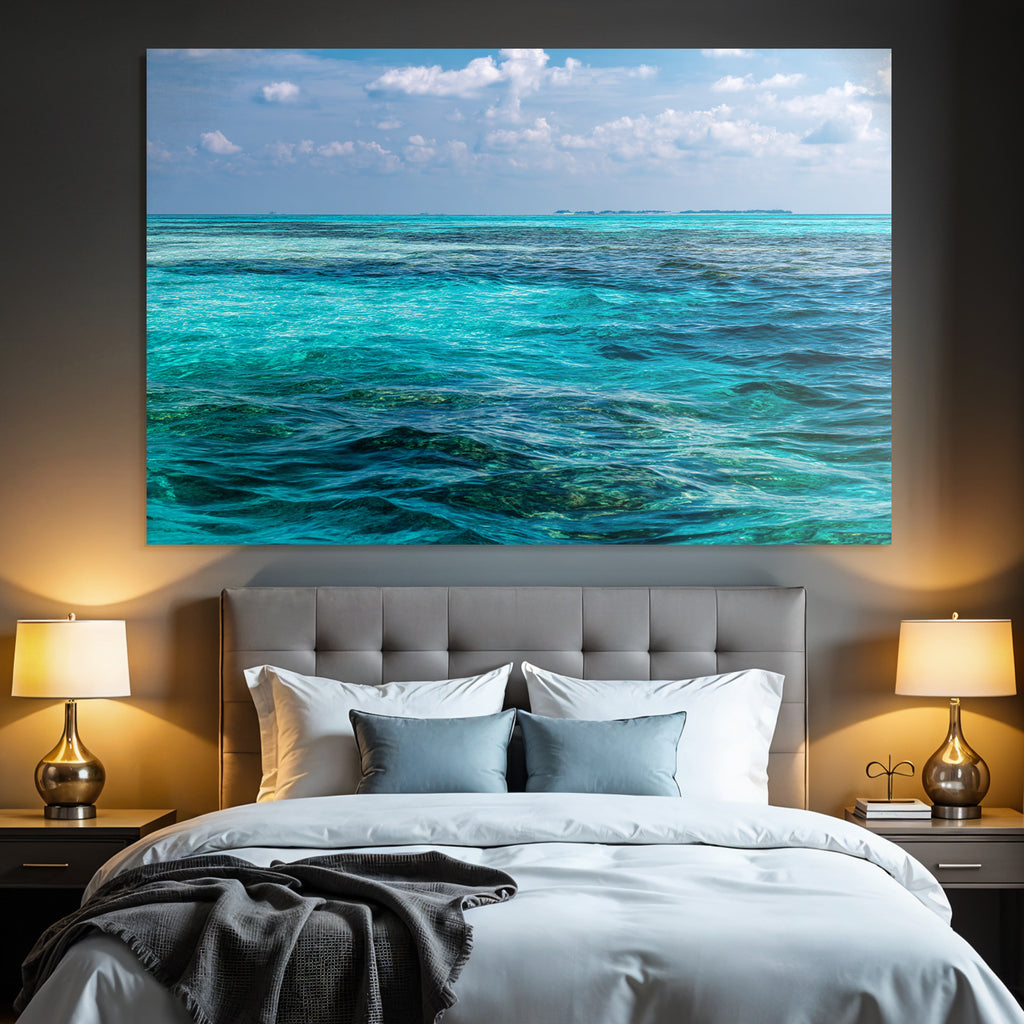 Schöne Meerlandschaft Mit Blaün Wasser Tropen