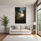 Tropics and Jungle Dense jungle with airy foliage and sunlight