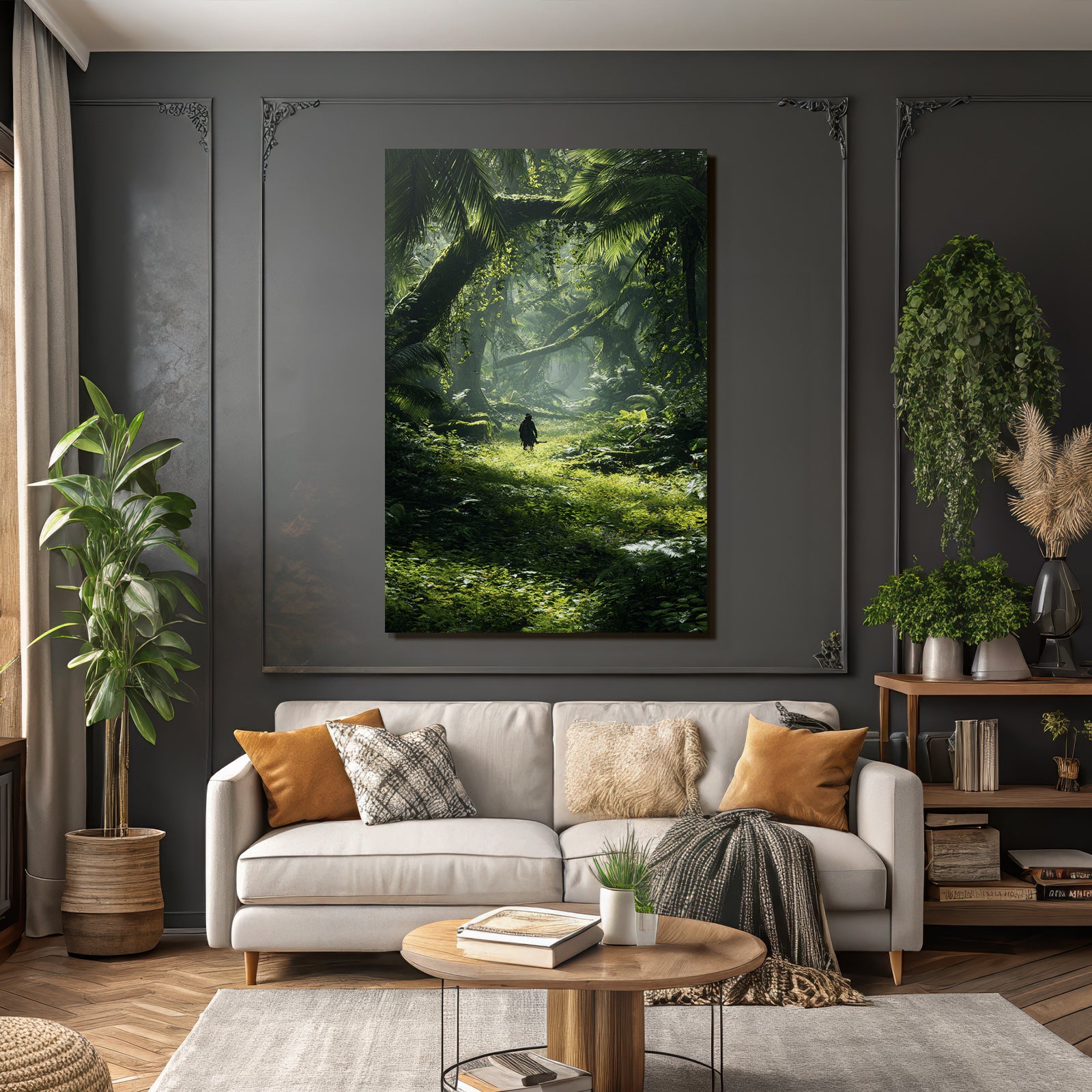 Tropics and Jungle Dense Green Jungle Scenes Adventure Discovery Mystical Atmosphere