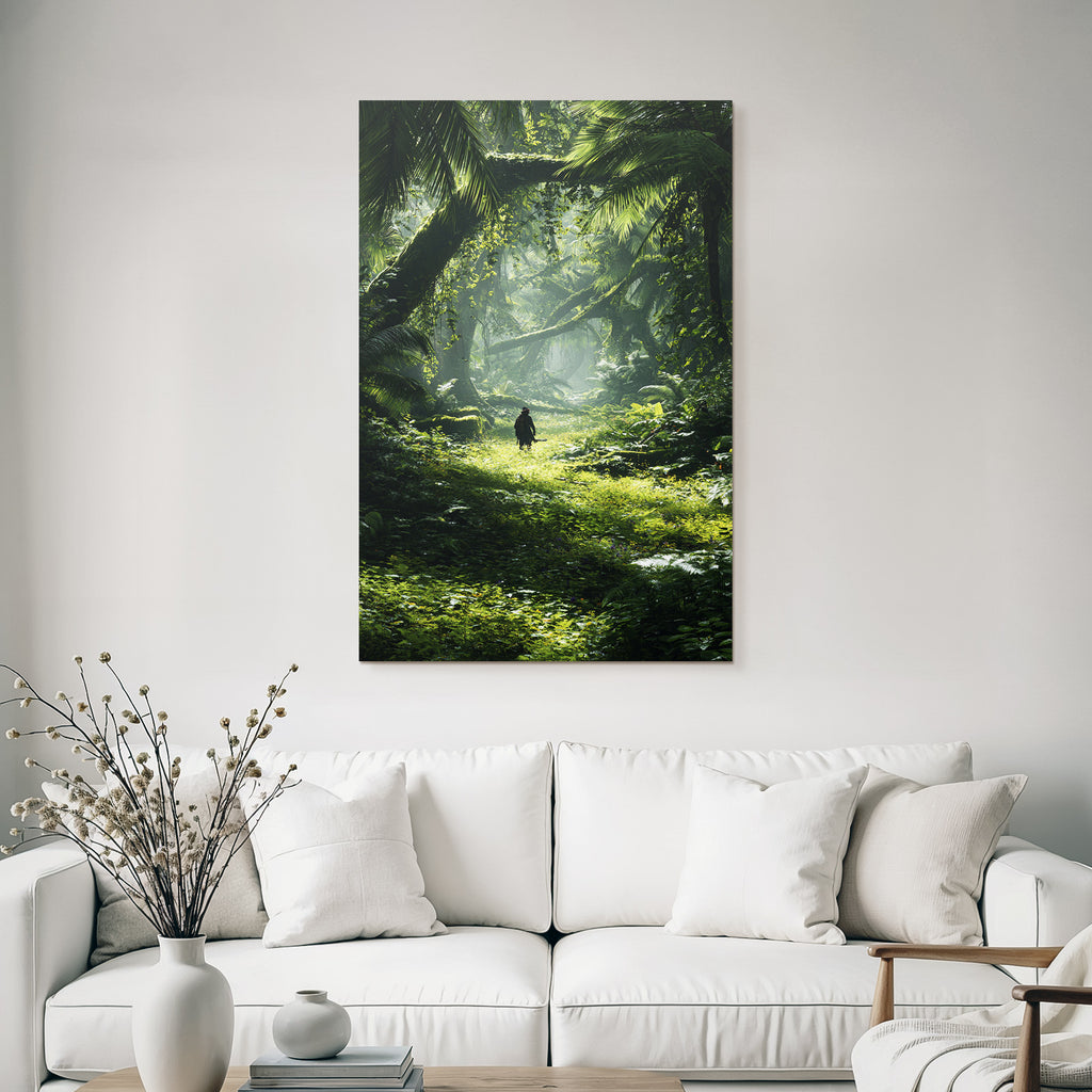 Tropics and Jungle Dense Green Jungle Scenes Adventure Discovery Mystical Atmosphere